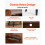 Mobile per vinili - DUOKU - 3 livelli - 150 album - Luce LED - Marrone 6