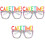 3 Gafas Fiesta Cumpleaños Resistentes Blancas Decorativas 4