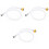 3Ud Manguera Flexible Para Agua Potable Con Conectores Para Rv 3