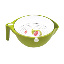 3Ud Escurridor Portátil De Doble Capa Para , Verduras Y Arroz