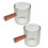 4Ud Jarras De Vidrio Y Madera Multiuso Para Leche, Té Y Cremas 3