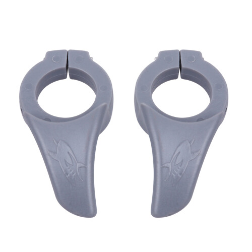 2Pares Manillar Gris Cómodo Resistente Y