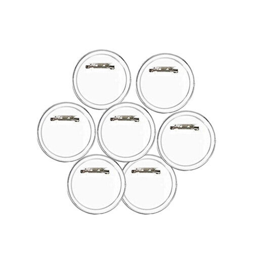 60Ud Botones Con Acrílico Y Pin Resistente Para Uso En
