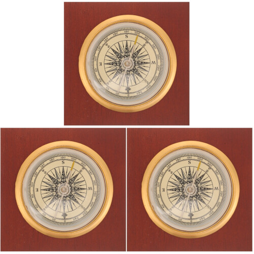 3Ud Brújula Decorativa Y Funcional China De Plástico Y Madera 2
