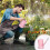 2Ud Regadera Plástica Rosa, Uso Doméstico Para Plantas Y 10
