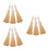9Ud Cepillos De Bambú Khaki Para Limpieza En Cocina, Multifunción 5