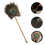 2Ud Limpieza Hogar Mango Bambú Con Plumas Decorativas 11