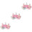 3Ud Máscara Para Unicornio De Peluche Multicolor Con PP 5