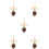 5Ud Decorativo Y Masticable Para De Madera Colgante 10