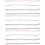 12Ud Pestañas Simuladas Para Muñecas Nylon Multicolor Accesorios DIY 9