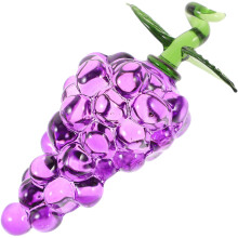 3Ud Figura Cristal En Violeta Para Decoración