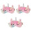 3Ud Máscara Para Unicornio De Peluche Multicolor Con PP 3