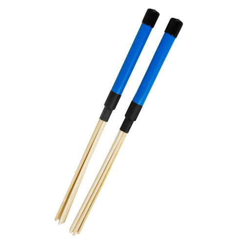 3Pares Baquetas De Madera Azul Para Práctica Musical