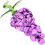 3Ud Figura Cristal En Violeta Para Decoración 2