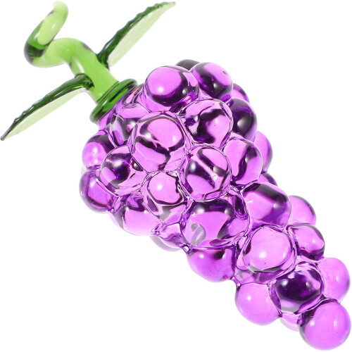 3Ud Figura Cristal En Violeta Para Decoración 1