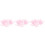 300Ud Mini Gafas De Plástico Rosa Para Muñecas Accesorios 6