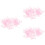 300Ud Mini Gafas De Plástico Rosa Para Muñecas Accesorios 8