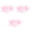 300Ud Mini Gafas De Plástico Rosa Para Muñecas Accesorios 5