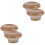 4Ud Pomos De De Madera Khaki Resistentes Para Ollas 4