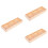 3Ud Estante De Madera Beige Con 3 Compartimentos Para Uso Múltiple 6