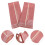 2Pares Protectores De Y Para Vóleibol Rosa Confortables 10
