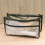 3Ud Bolsa Maquillaje Mujer Verde Transparente Con Cierre Práctico PVC 10