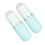 2Ud Pinceles Ajustables Para Rubor Y Polvo Compactos, Color 3