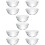 10Ud Mini De Vidrio Transparentes Para Salsas Y Postres 10