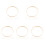 40Ud Aros De Bambú Durable Para Proyectos Macramé Y Manualidades 4