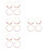 8Pares Pendientes Redondos Multicolor Para Decoración Y Moda 7