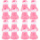 16Ud Cubiertas Para De Rosa Botines Protectores Ajustables 7