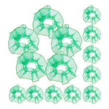 90Ud Ropa De Muñecas Verde Falda Delicada Para Decorar Y Usar