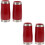 2Pares Barril Afinador Para Rojo Durable Y Elegante 6