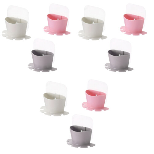 3Ud Soporte Multifuncional Cepillos Y Afeitar Con Ventosas 1