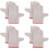 4Pares Guantes Duraderos De Doble Capa Para Protección 6