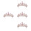 4Ud Diademas Bodas Niñas Rosa Y Cómoda Con 8