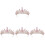 4Ud Diademas Bodas Niñas Rosa Y Cómoda Con 4