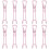 40Pièces Crochets À Pince Acier Inoxydable Rose Usage Maison 1