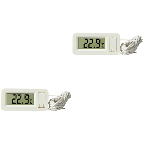 2Pièces Thermomètres Pour Lézard Reptiles LCD 2