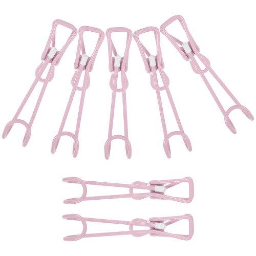 40Pièces Crochets À Pince Acier Inoxydable Rose Usage Maison 1