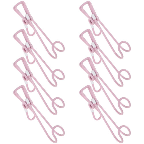 40Pièces Crochets À Pince Acier Inoxydable Rose Usage Maison 2