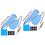 2Ensembles Tissu Nettoyage Bleu Multi-Instruments Flûte Saxophone 6