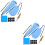 2Ensembles Tissu Nettoyage Bleu Multi-Instruments Flûte Saxophone 8