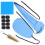 2Ensembles Tissu Nettoyage Bleu Multi-Instruments Flûte Saxophone 3
