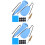 2Ensembles Tissu Nettoyage Bleu Multi-Instruments Flûte Saxophone 7