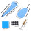 2Ensembles Tissu Nettoyage Bleu Multi-Instruments Flûte Saxophone 10