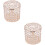 2Pièces Boîte À Mouchoirs Alliage Décorative Usage 6