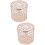 2Pièces Boîte À Mouchoirs Alliage Décorative Usage 7