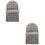 2Pièces Poche De Rangement Suspendue Chevet Pour Usage 6