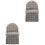 2Pièces Poche De Rangement Suspendue Chevet Pour Usage 3